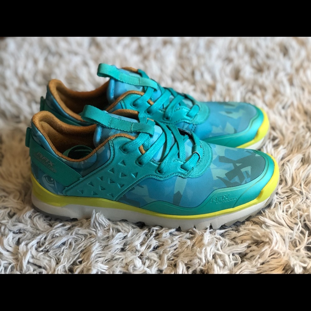 Turquoise & Yellow Easy Walker Sneaker